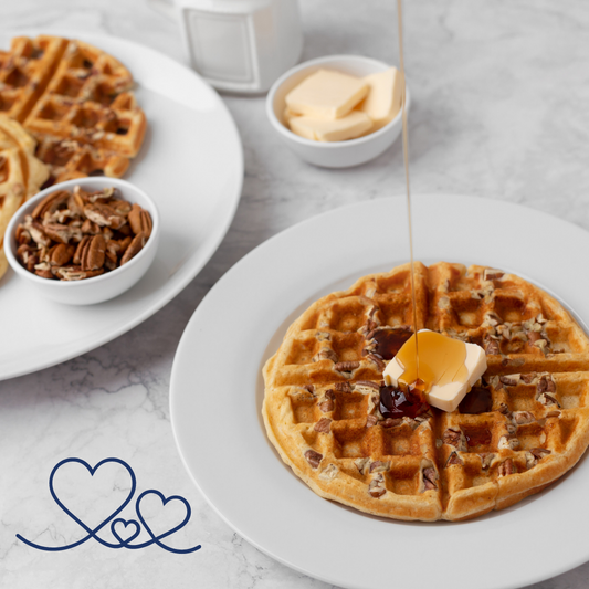 Pumpkin Pecan Waffles